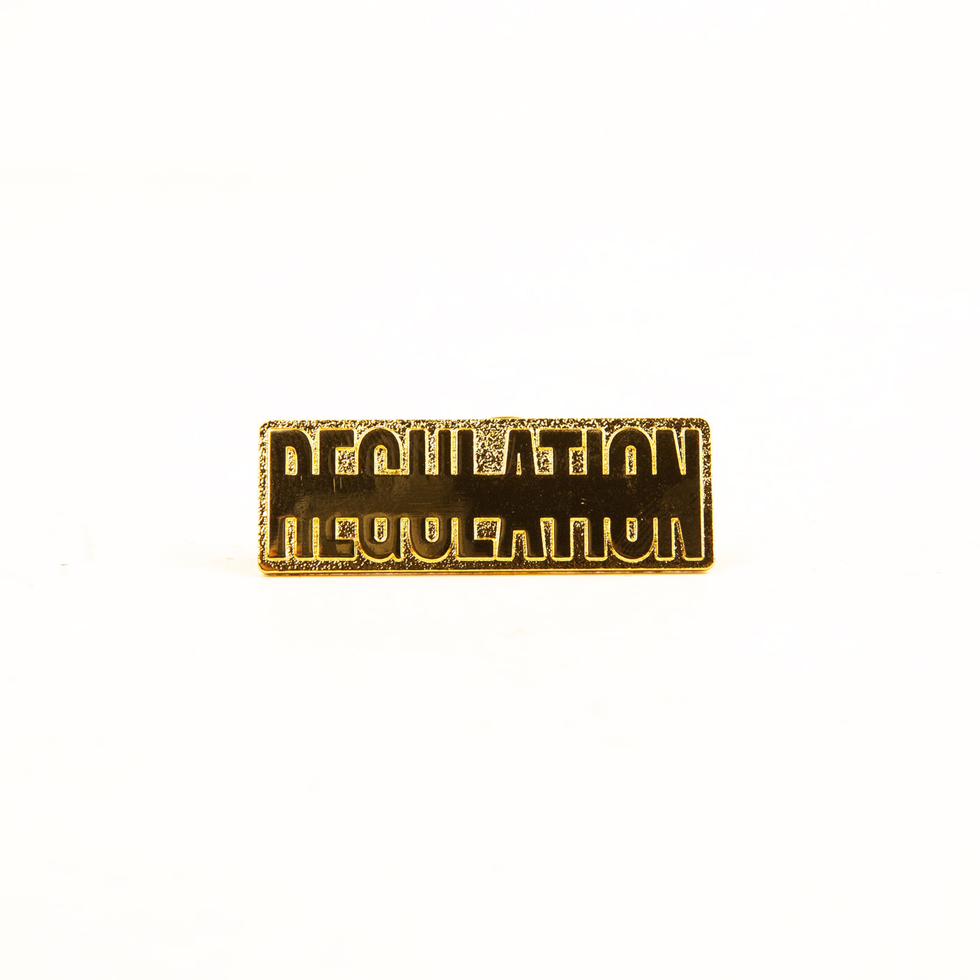 REGULATION Collectors Logo Pin, Gold, No. 004