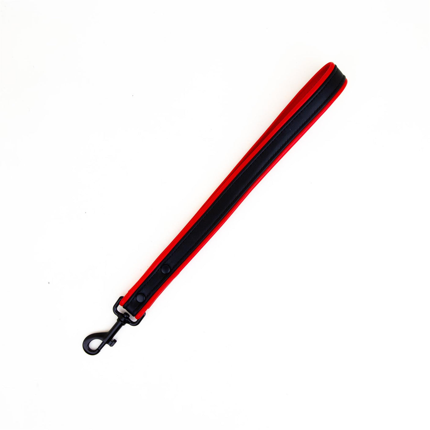 Short Leash, Leather, Black/Red