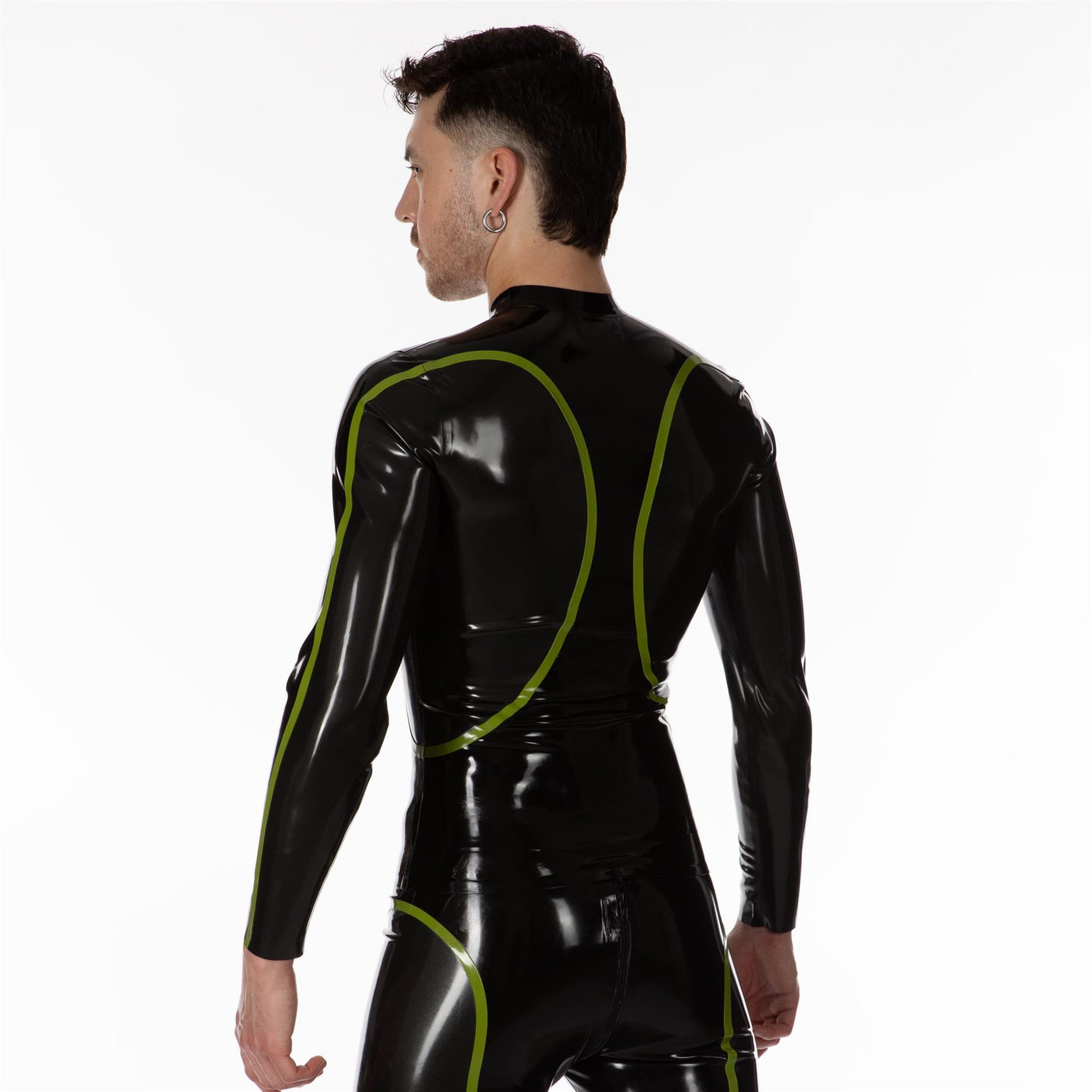 Apex Rubber Long Sleeve T-Shirt, Black / Pewter / Spring