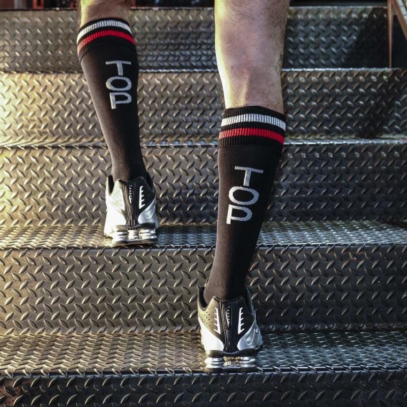 Football Socks, TOP, Black/Red/White