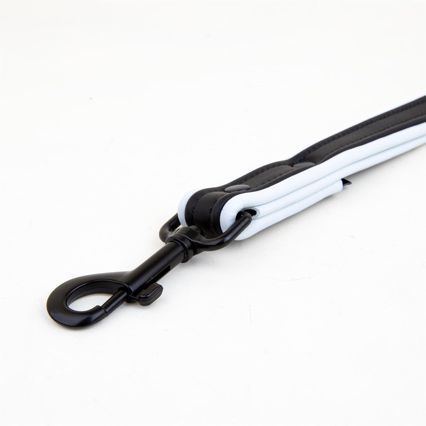 Short Leash, Leather, Black/White