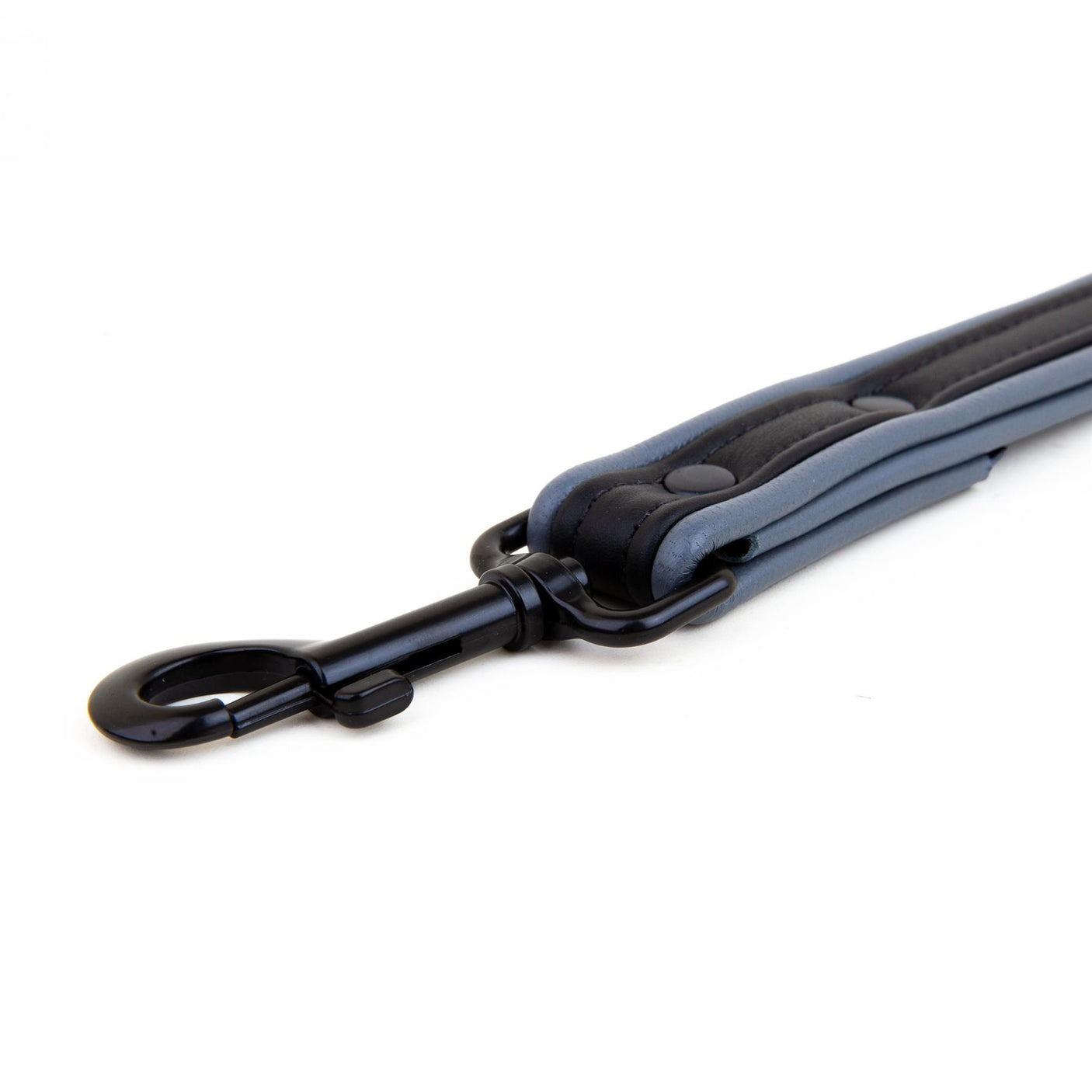 Short Leash, Leather, Black/Grey