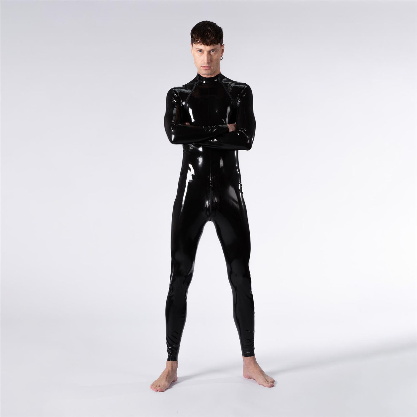 Rubber Catsuit, Raglan Entry // Made to order