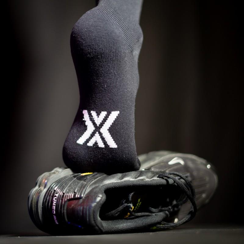 Football Socks, SLUT, Black/Red/White