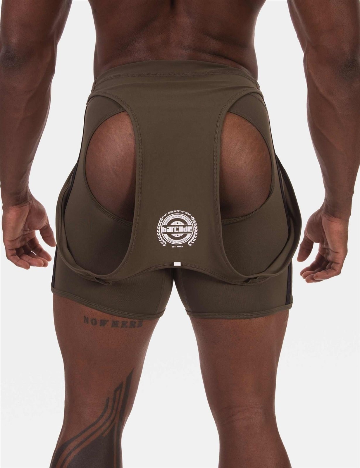 Backless Singlet Dastin, Darkarmy/Black from Barcode Berlin.