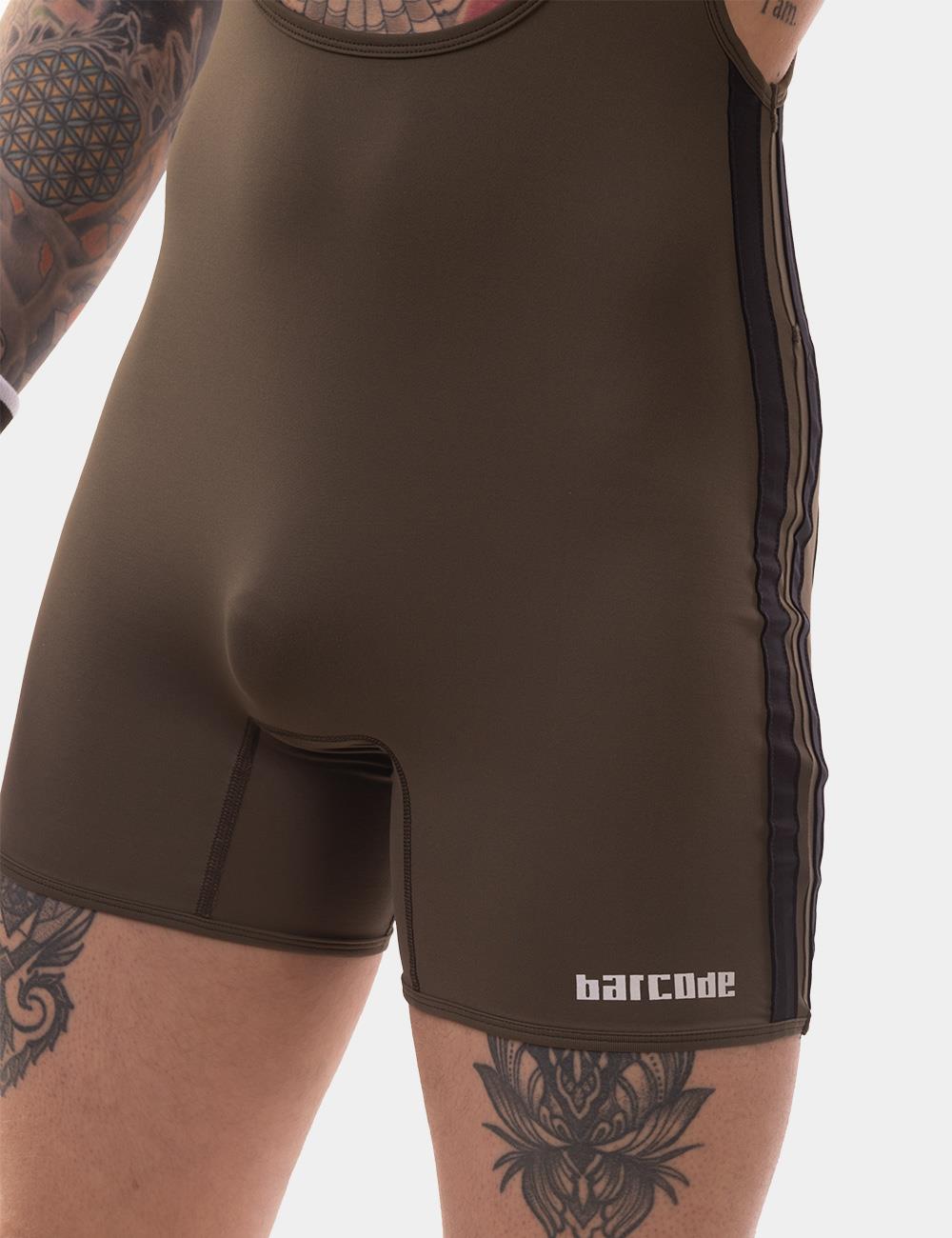 Backless Singlet Dastin, Darkarmy/Black from Barcode Berlin.