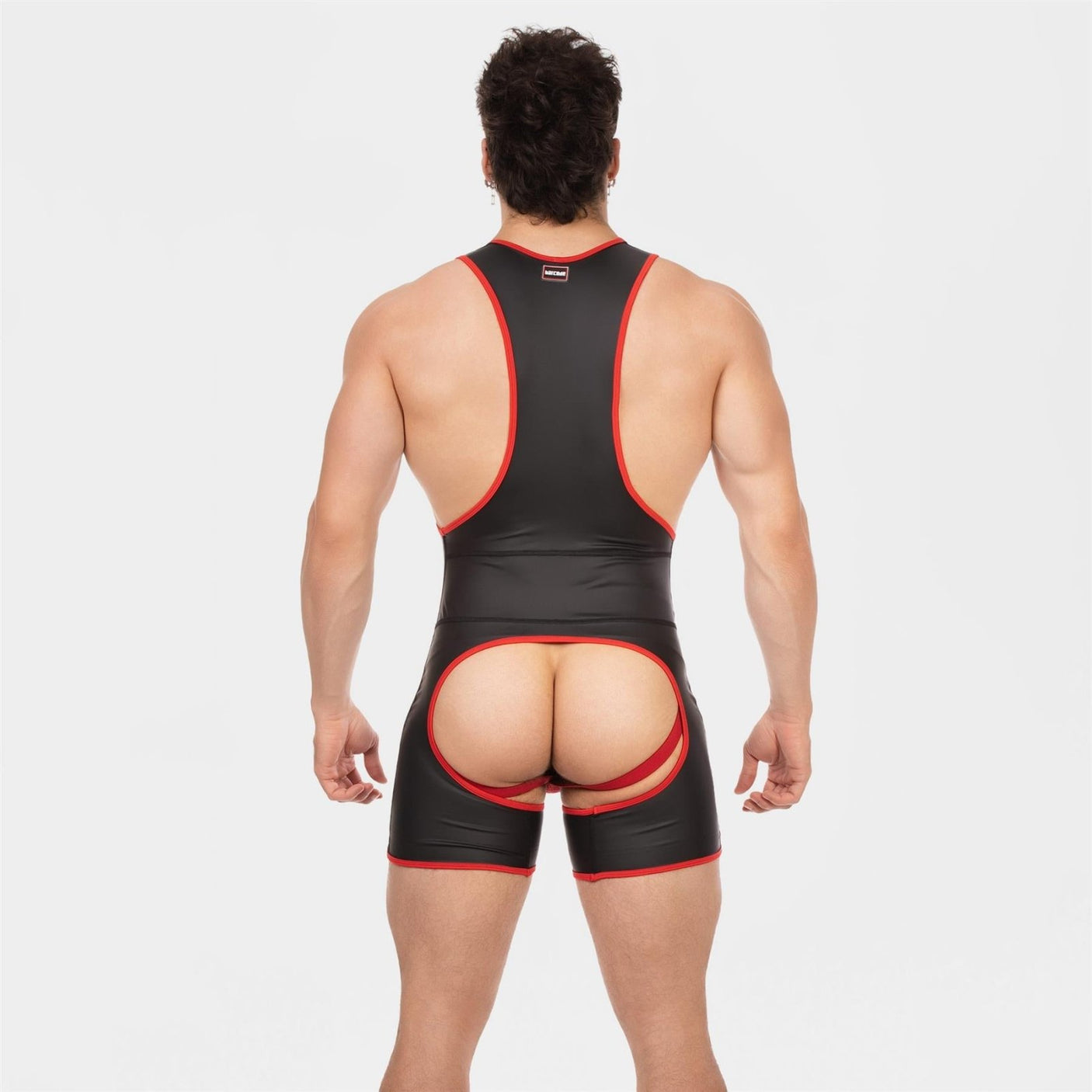 Barcode Singlet Kam, Black/Red from Barcode Berlin.