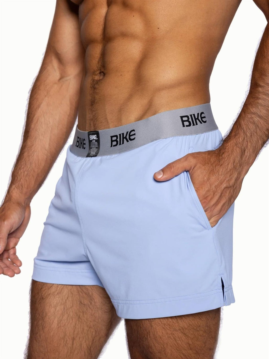 BIKE Jock Shorts, Ice Blue from Bike Athletic.