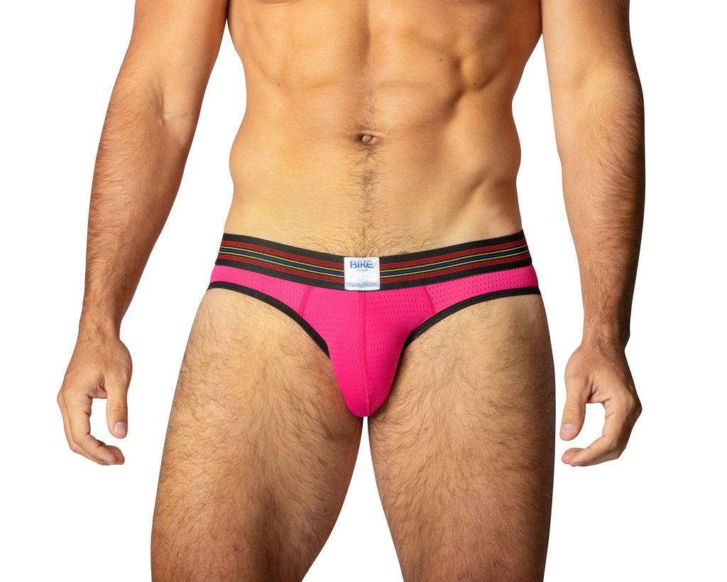 BIKE Mesh Brief, Hot Pink from Bike Athletic.