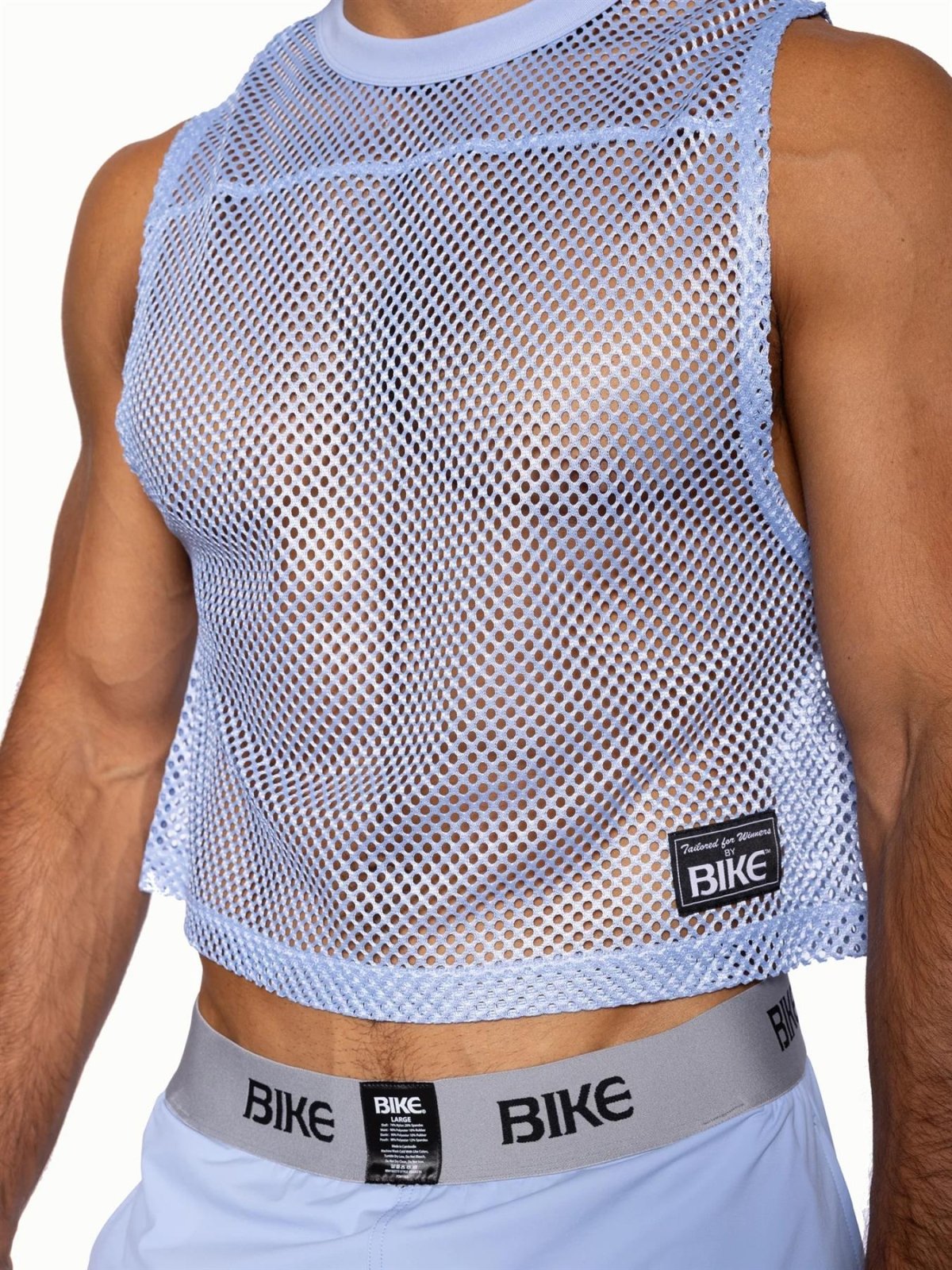 BIKE Sleeveless Practice Jersey, Ice Blue from Bike Athletic.