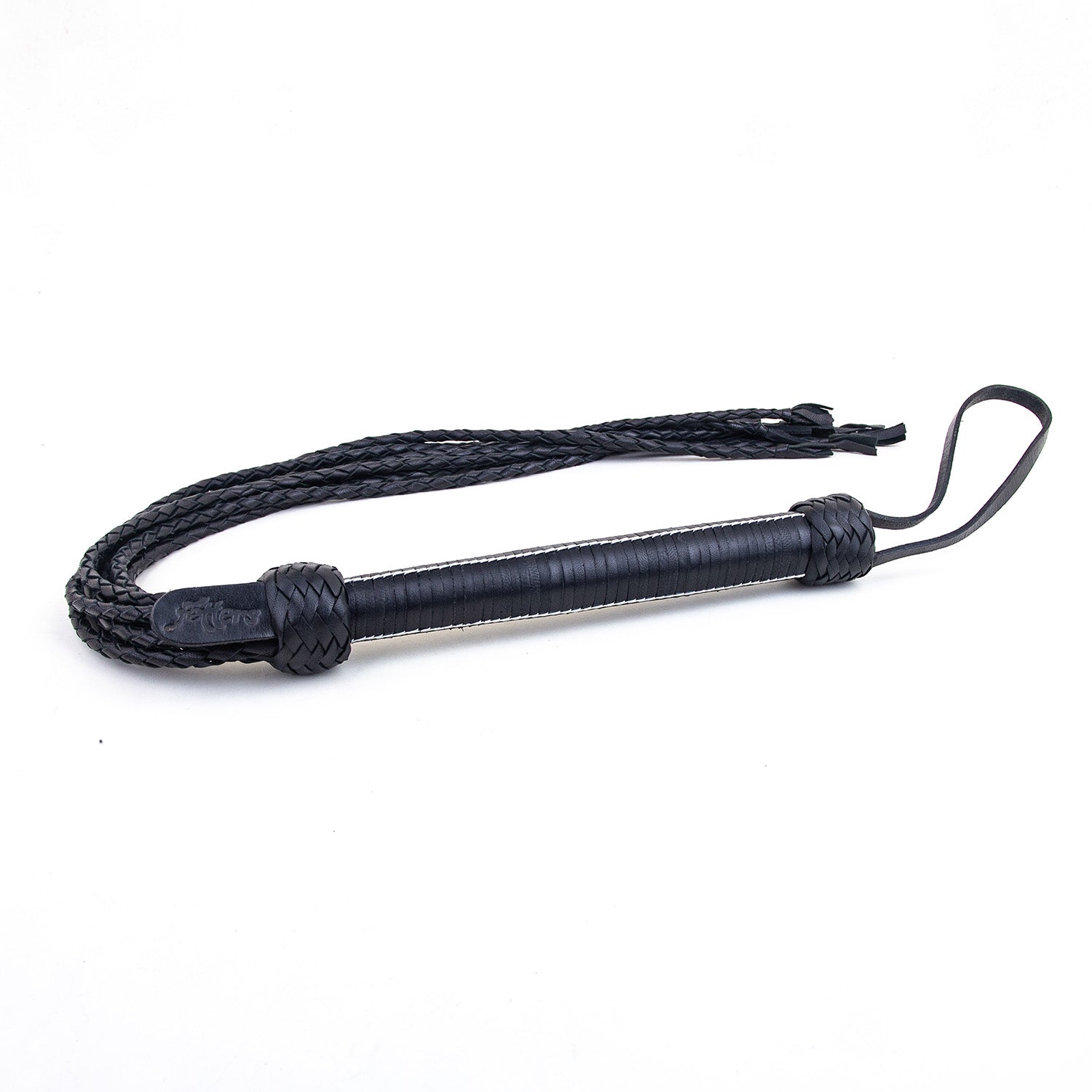 Braided Cat O Nine, Leather Whip from Fetters.