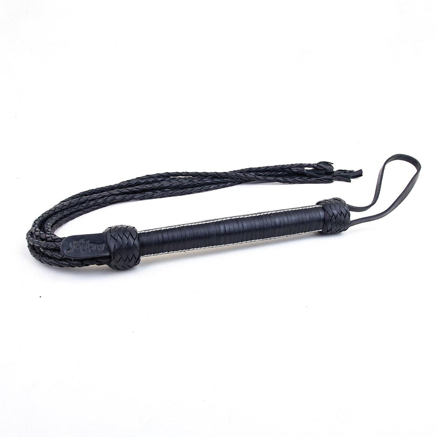 Braided Cat O Nine, Leather Whip from Fetters.
