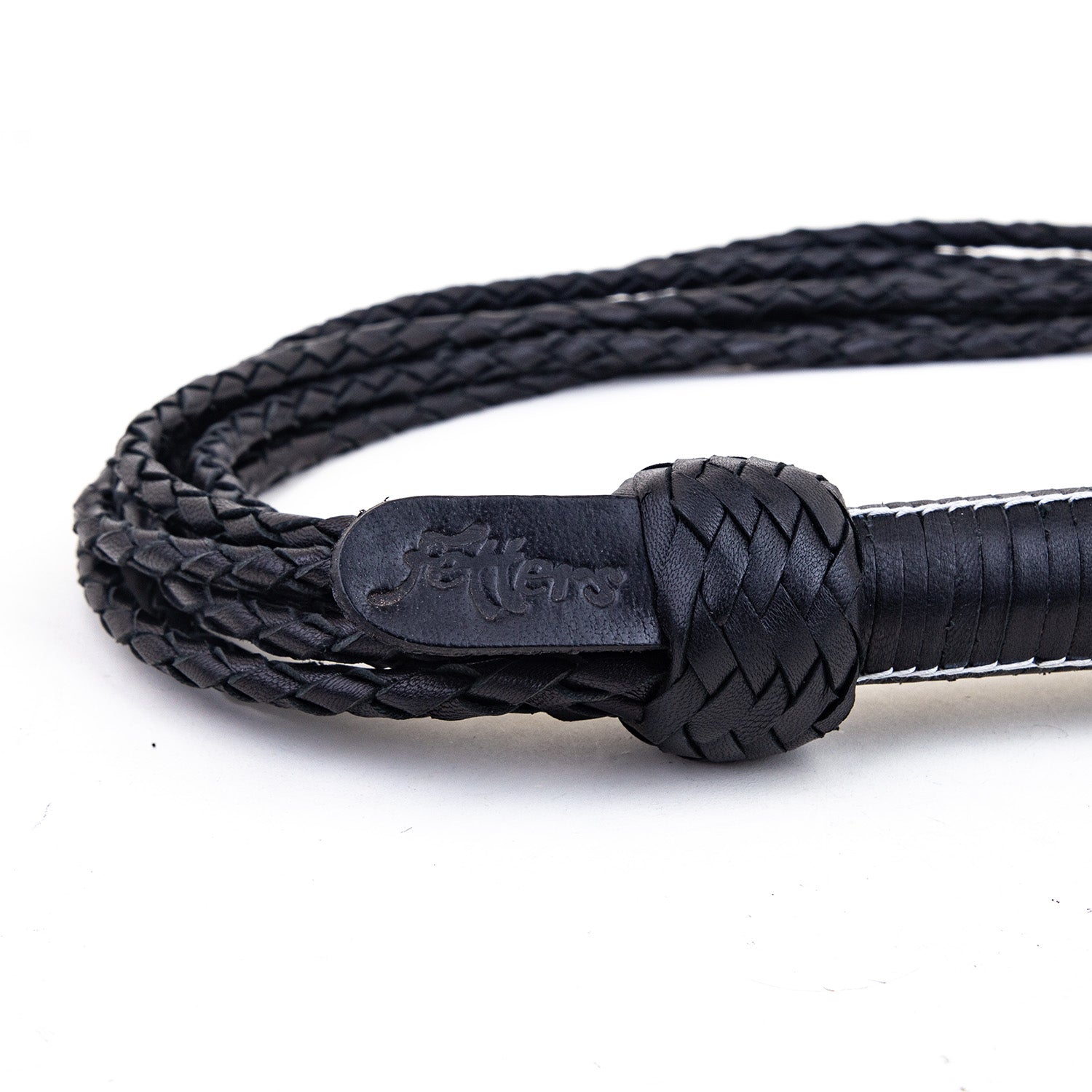 Braided Cat O Nine, Leather Whip from Fetters.