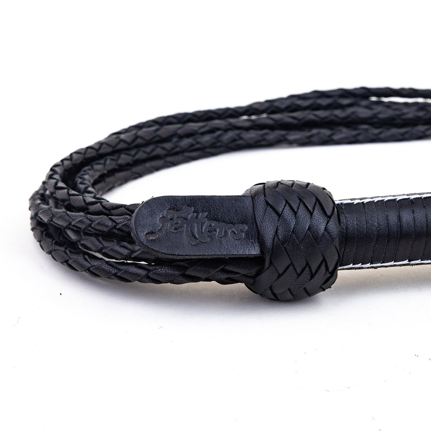 Braided Cat O Nine, Leather Whip from Fetters.