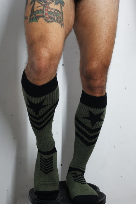 Breedwell Cockpit Socks, Army Green from Breedwell.