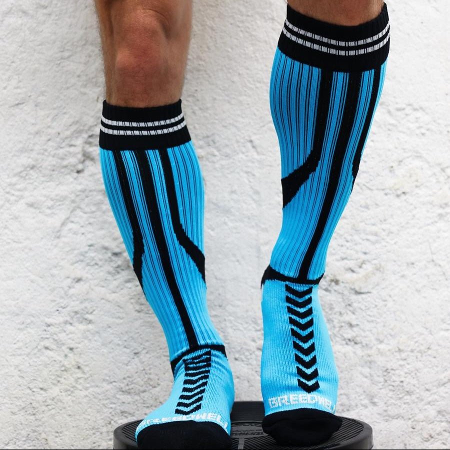 Breedwell Sucker Socks, Aqua Blue from Breedwell.
