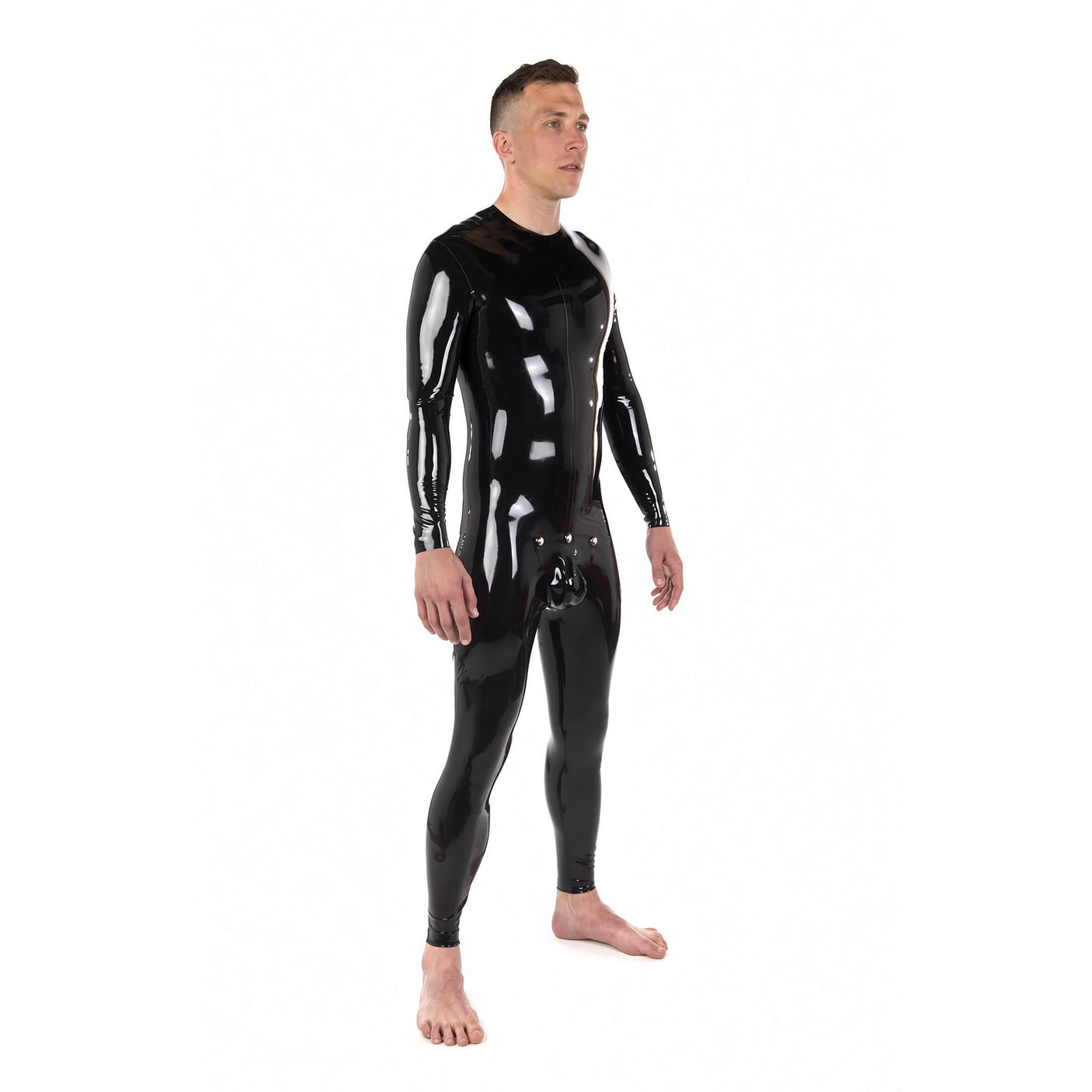 Catsuit en caoutchouc pour hommes - Entrée du cou // Personnalisé