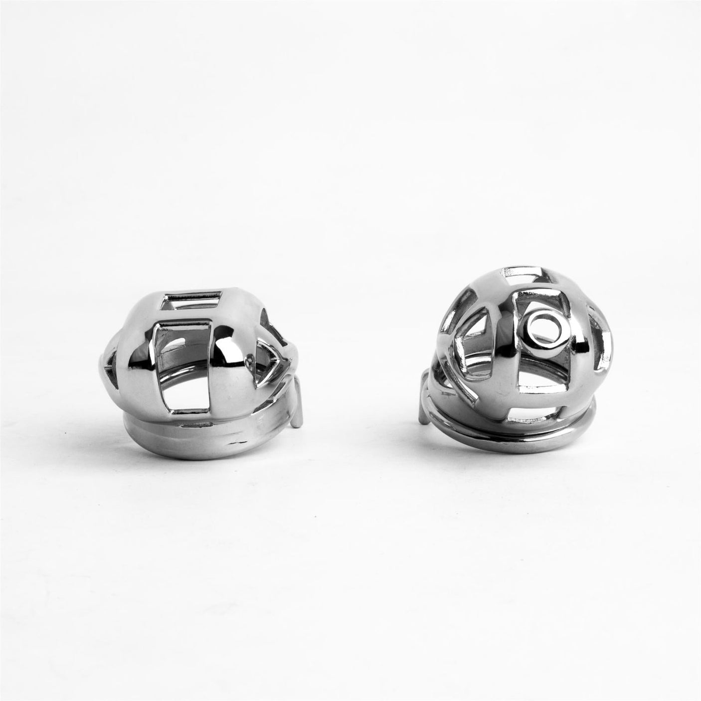 Chastity Cage Bundle 4, 2-Head Set from SM Domain.