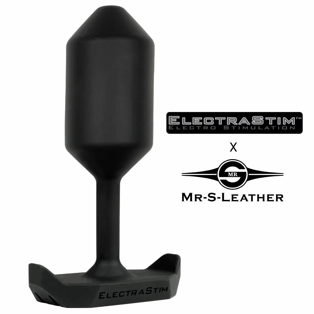 ELECTRASTIM & MR. S LEATHER Worlds Most Comfortable Electro Butt Plug, Silicone Noir from ElectraStim.