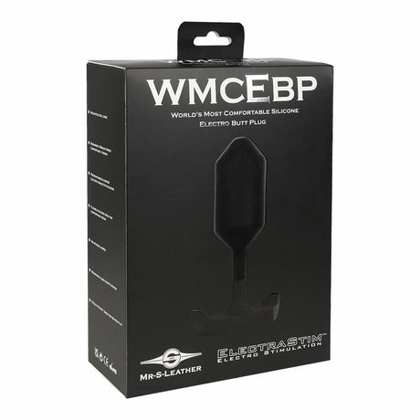 ELECTRASTIM & MR. S LEATHER Worlds Most Comfortable Electro Butt Plug, Silicone Noir from ElectraStim.
