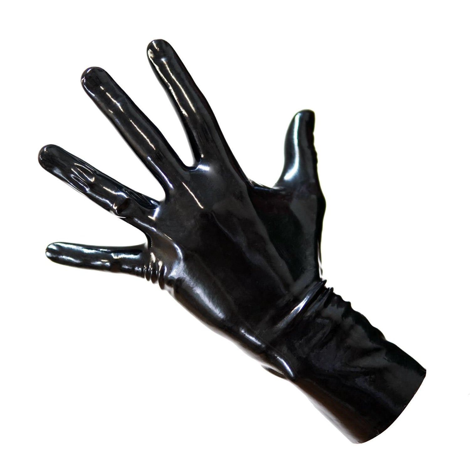 Latex Gloves, Black 0.4mm