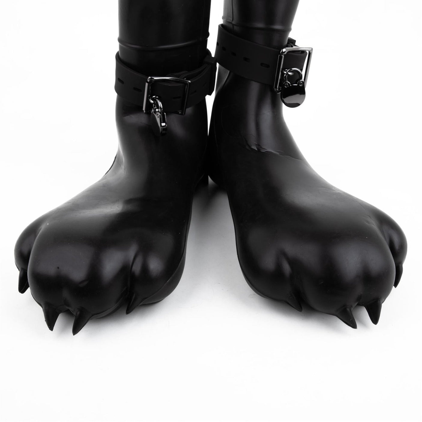 FURRJOI Silicone Canine Paw Feet with Bindings, Black from Furrjoi.