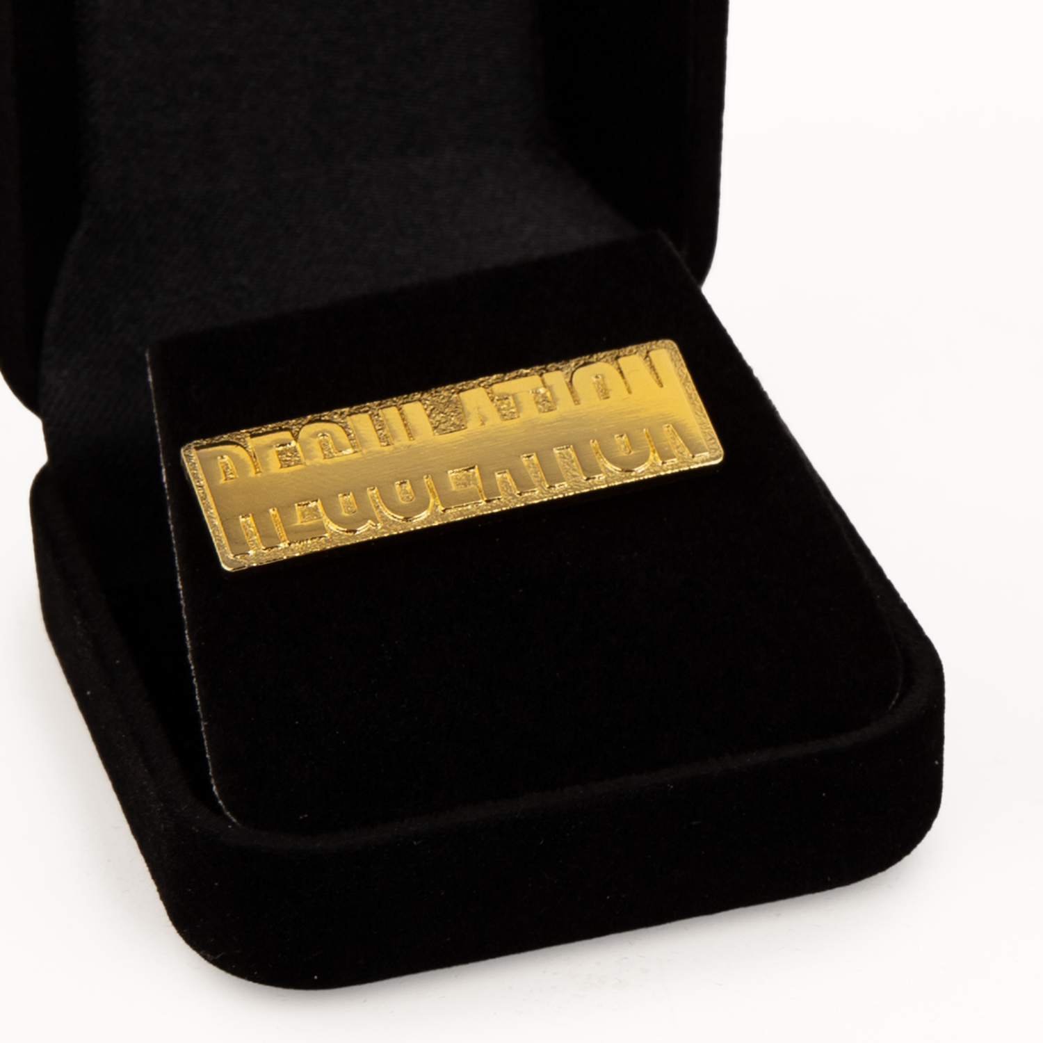 REGULATION Collectors Logo Pin, Gold, No. 004
