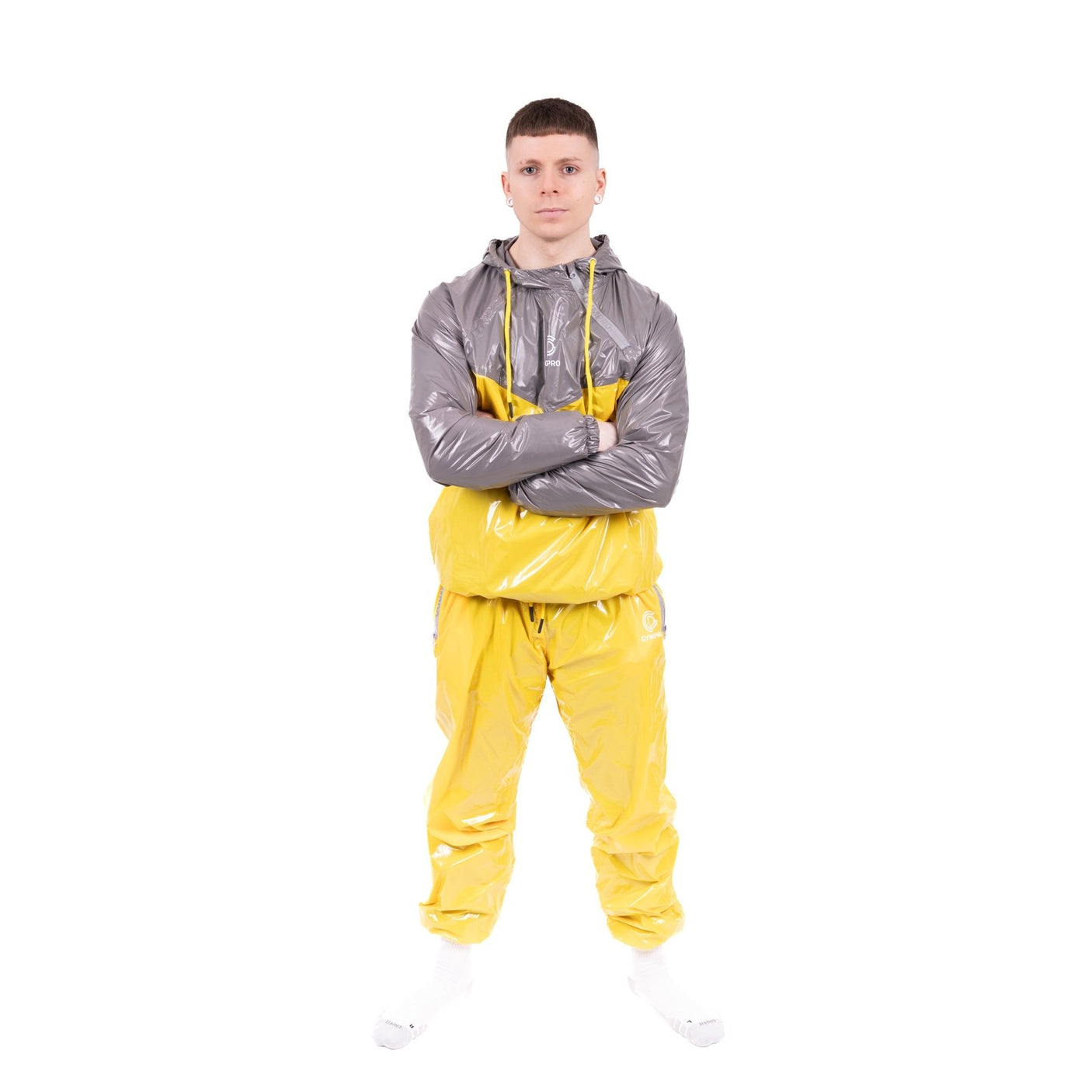 GymPro Sweat Suit, Yellow/Grey from GymPro.