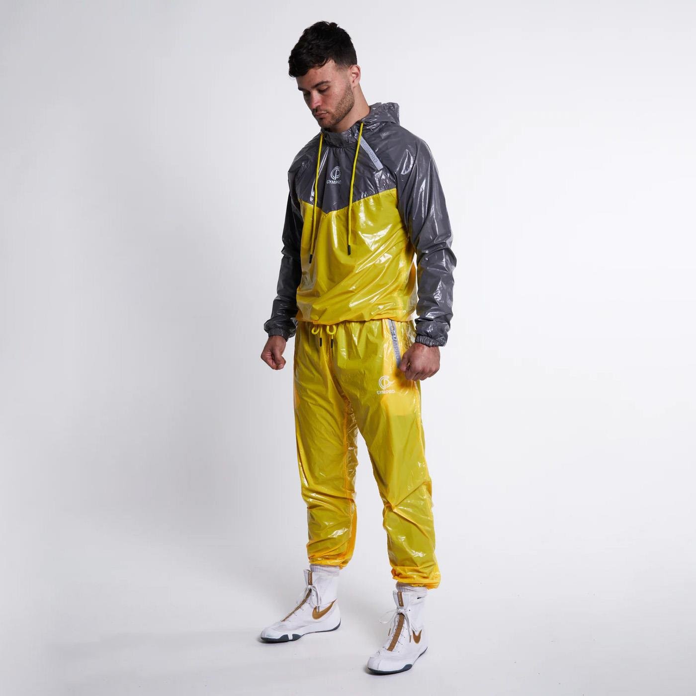 GymPro Sweat Suit, Yellow/Grey from GymPro.