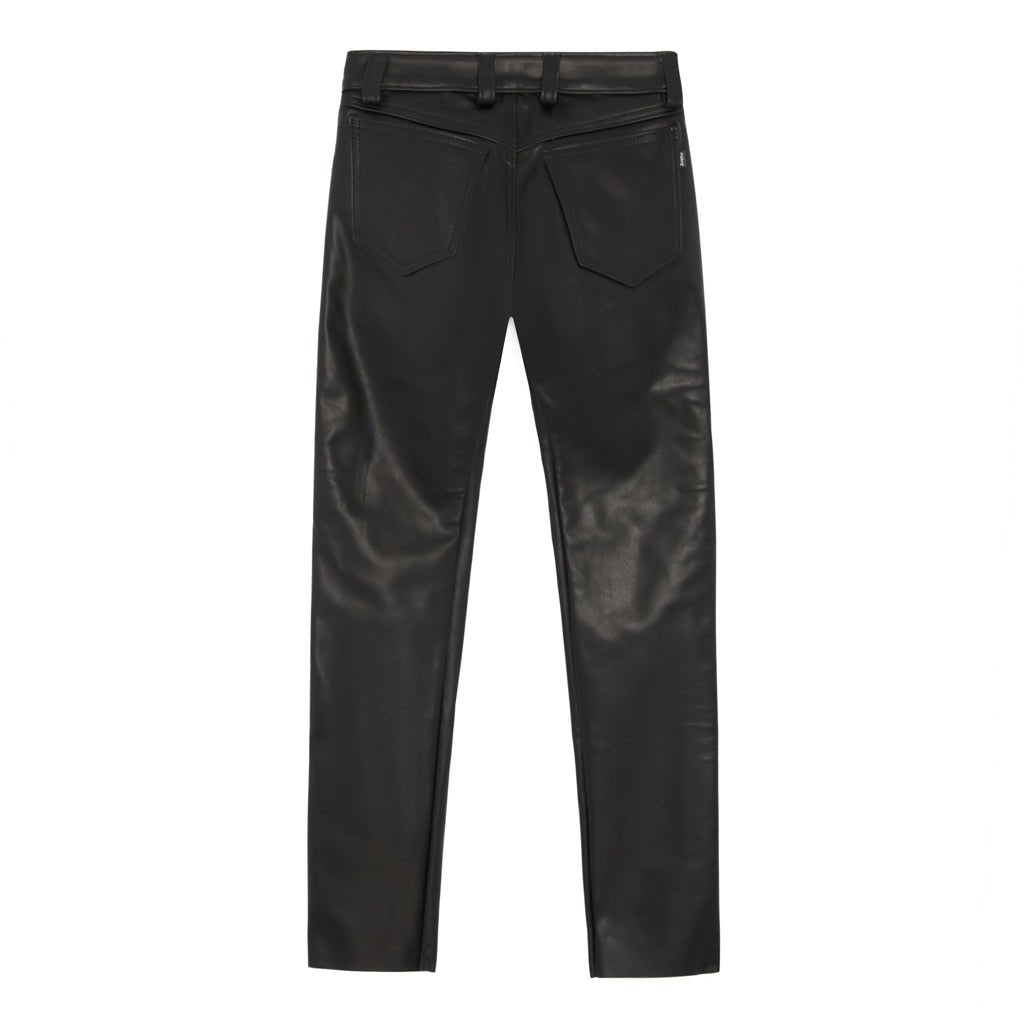 Holstein Regular Fit Leather Jeans // Made to Order from Rufstok.