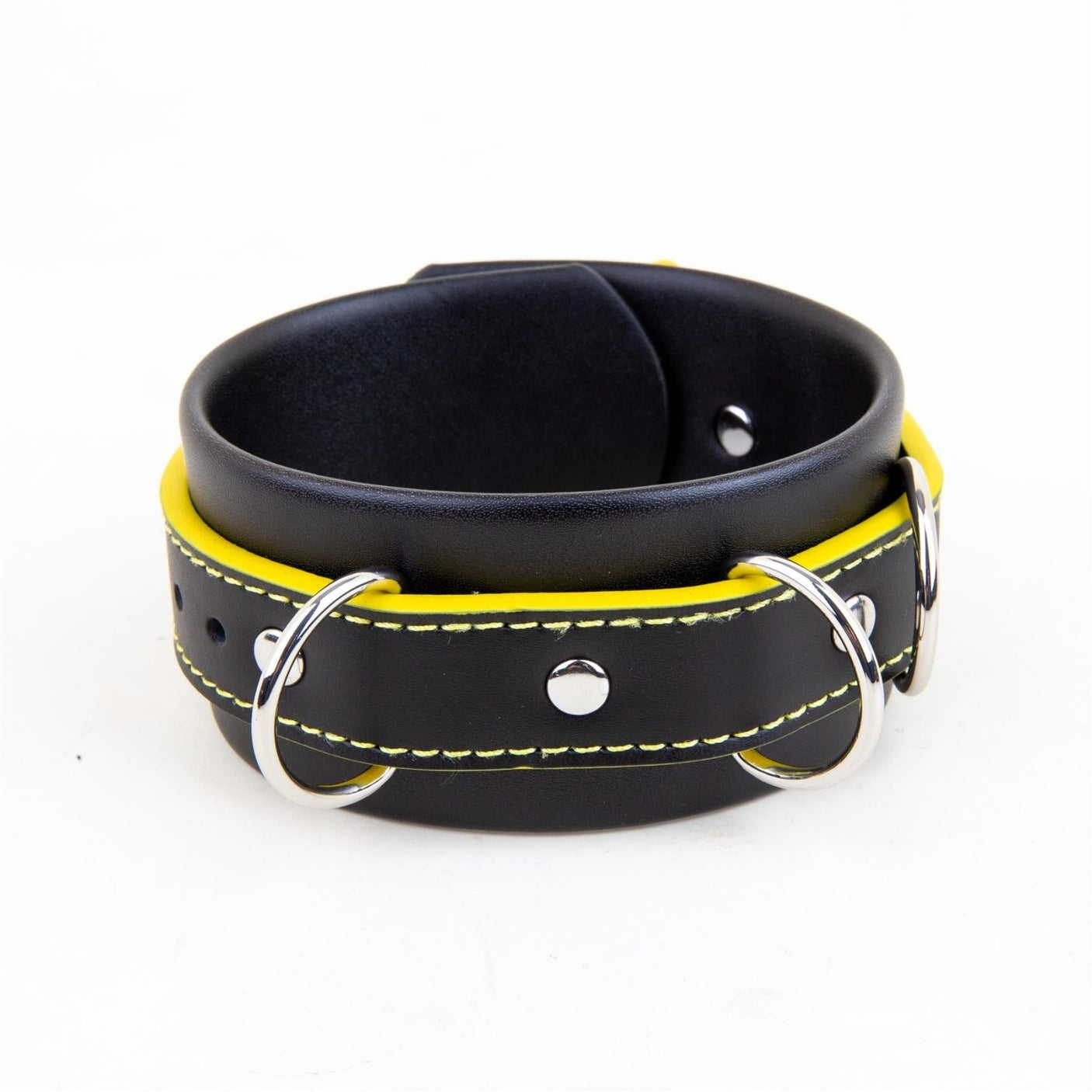 Hunter Wrist & Ankle Restraint Set, Yellow from Dungeon Lab.