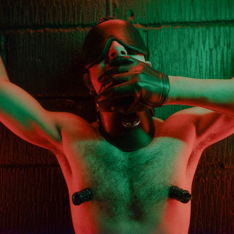 Leather Ultra Foam Blindfold from REGULATION.