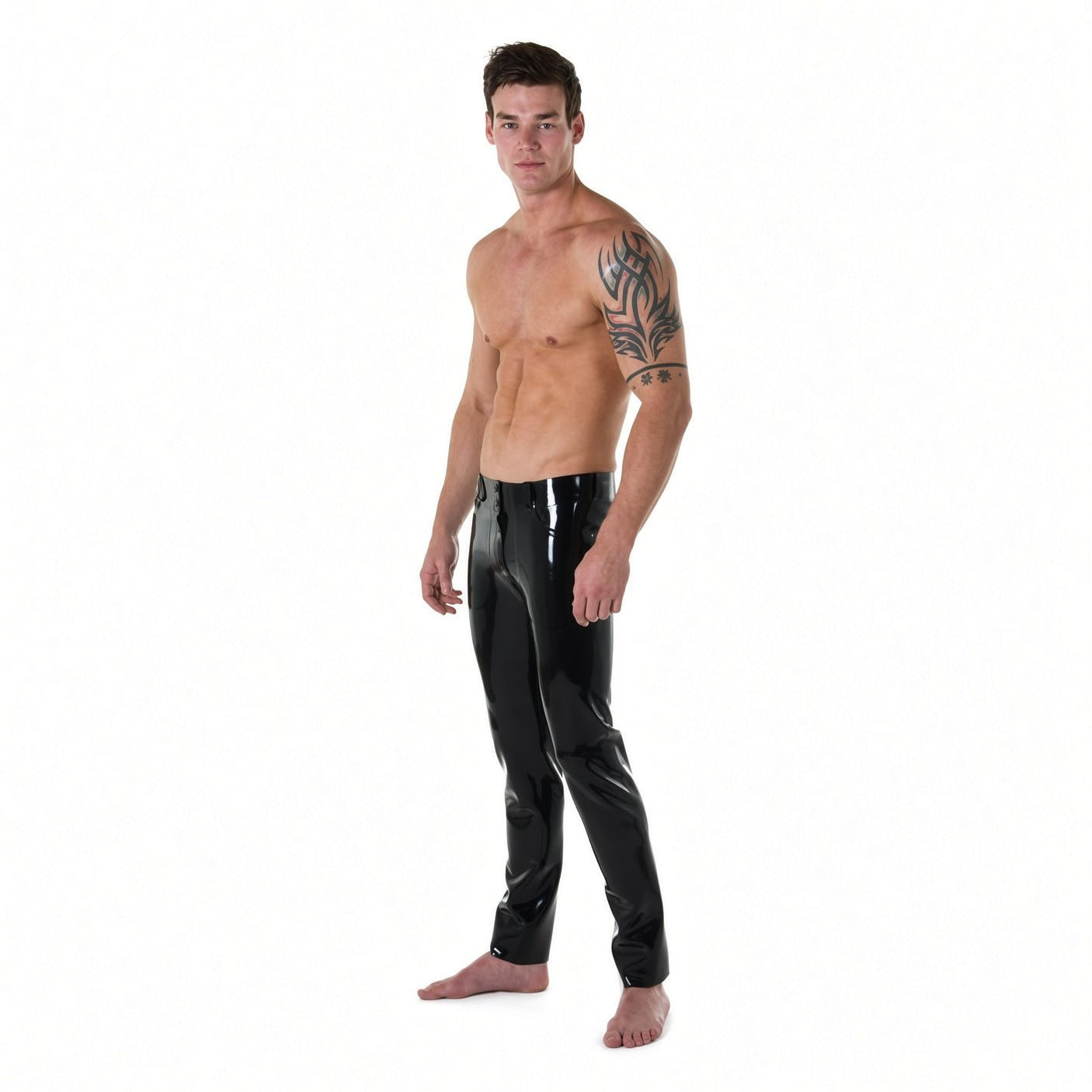 Low-Rise Rubber Jeans // Made to Order from REGULATION.