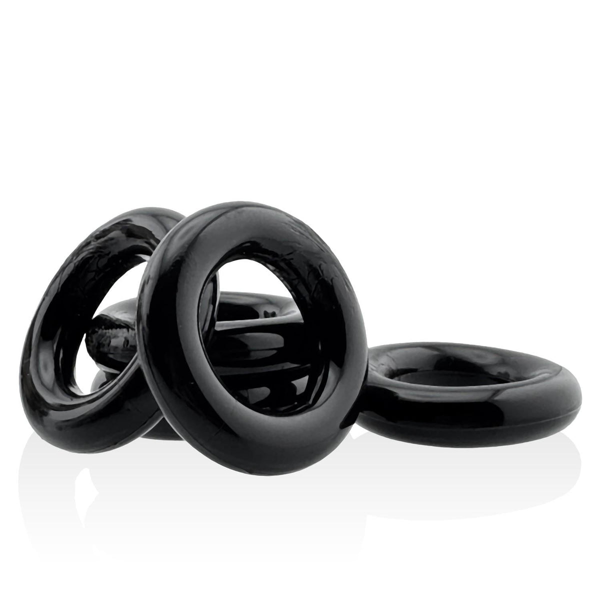 Oxballs Hünkyjunk, Jacker 5-Stack Cockrings, Black from Hunkyjunk.