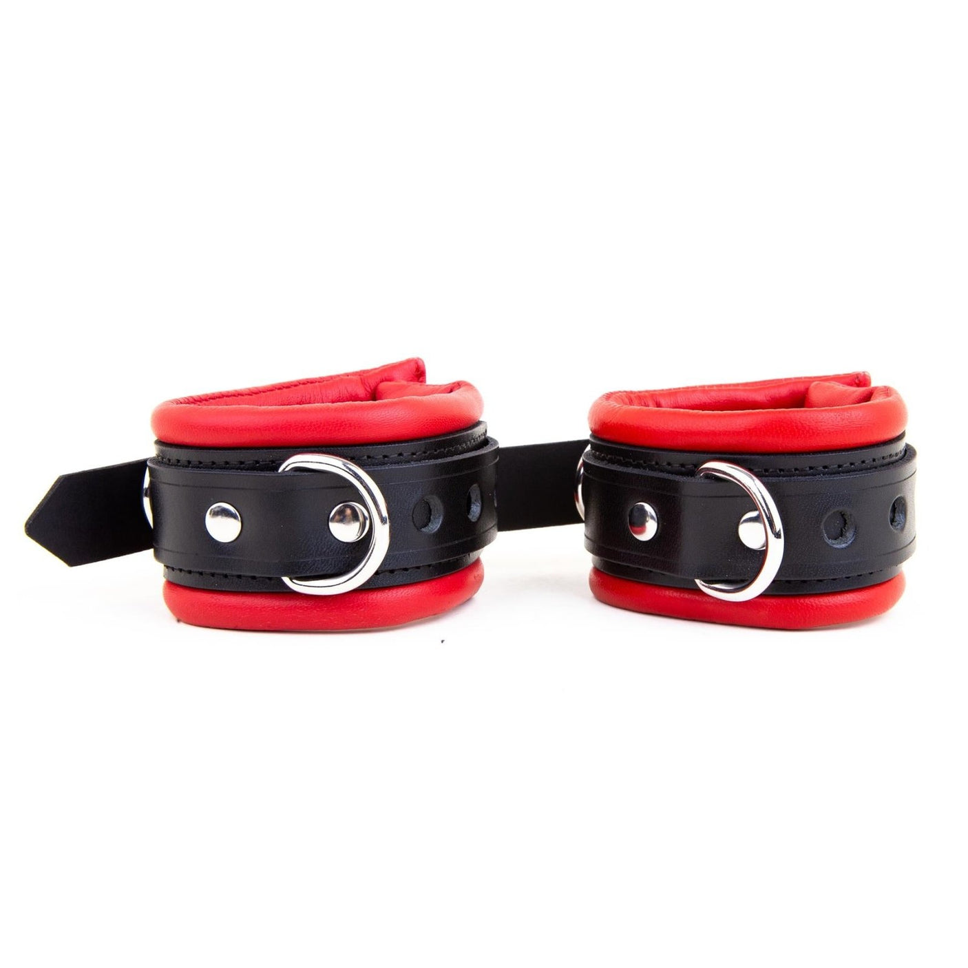 Padded Leather Wrist Cuffs 5cm from REGULATION.