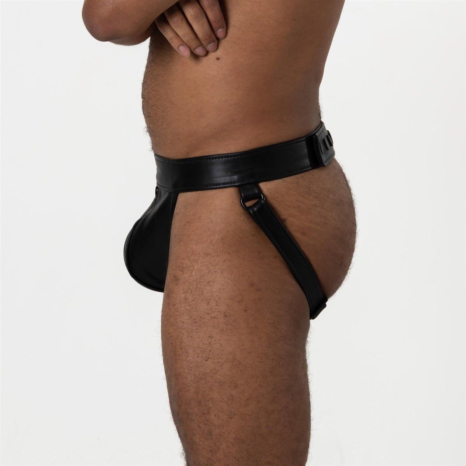 Ramrod Leather Zipper Jock from Rufstok.