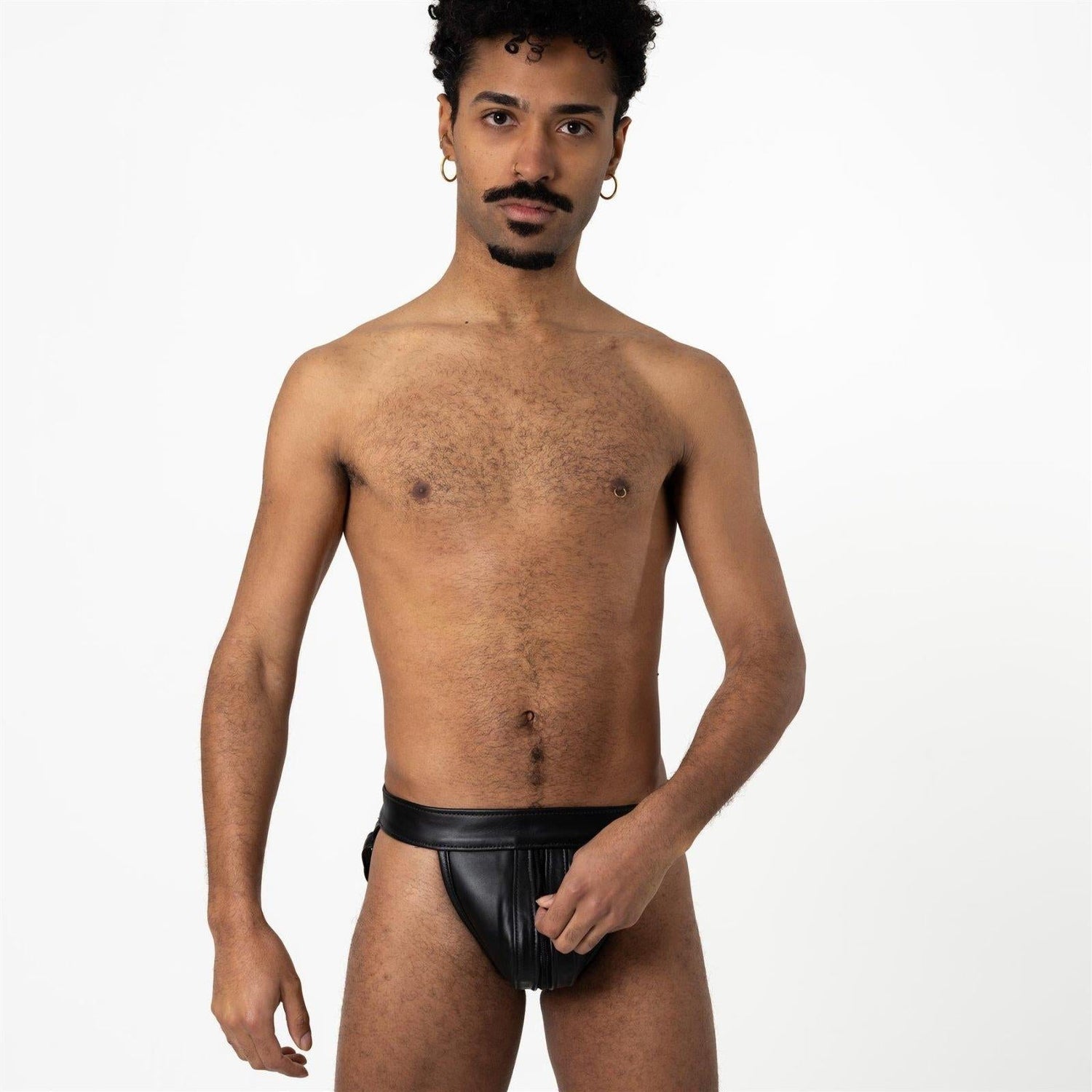 Ramrod Leather Zipper Jock from Rufstok.