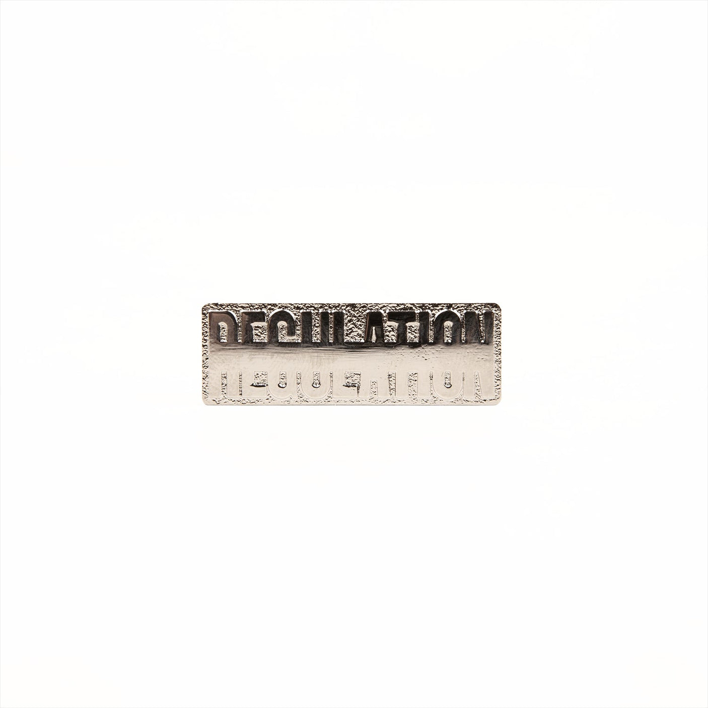 REGULATION Collectors Logo Pin, Silver, No. 003 from REGULATION.