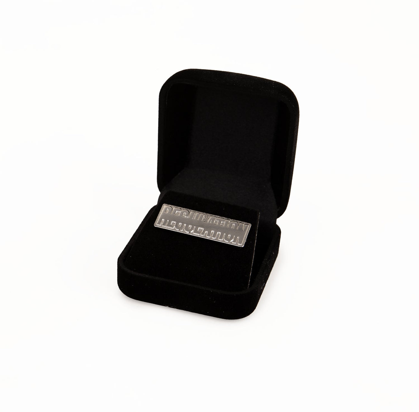 REGULATION Collectors Logo Pin, Silver, No. 003 from REGULATION.