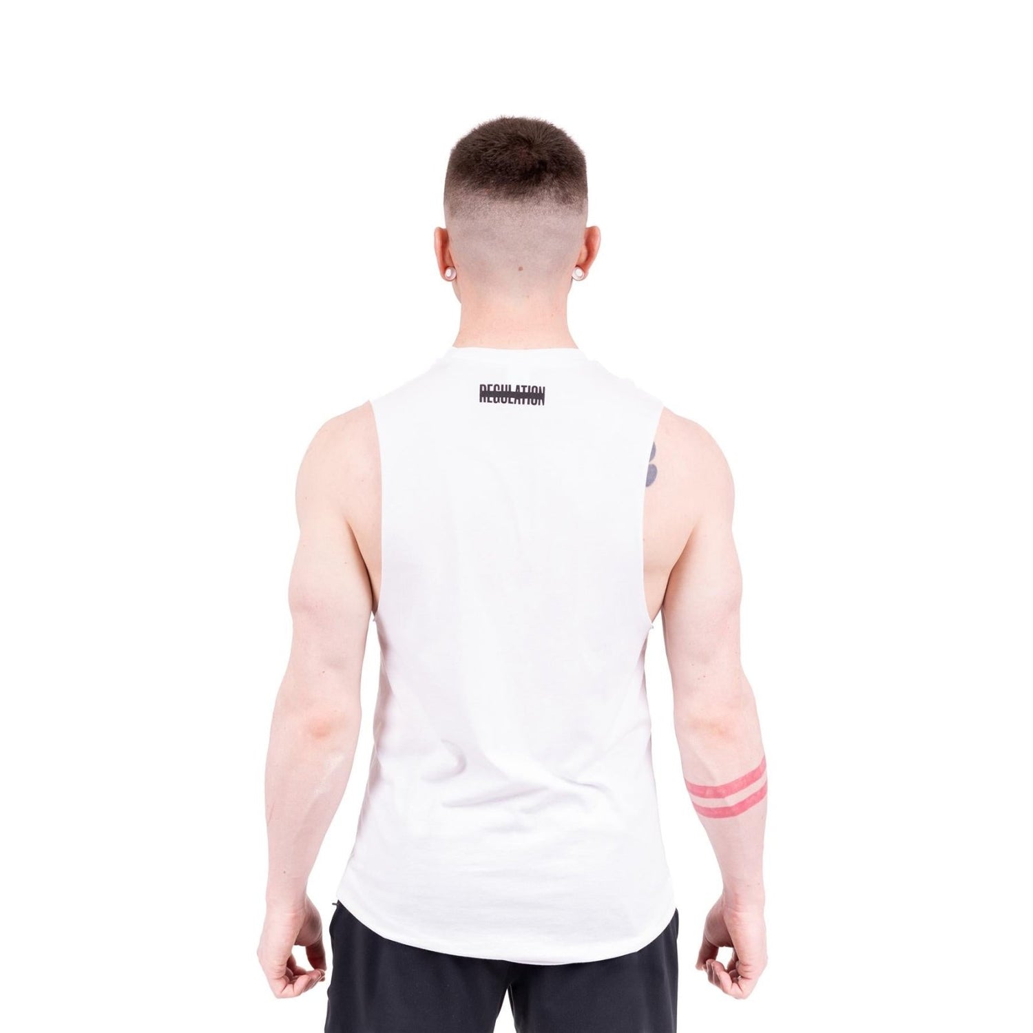 REGULATION Drop Arm Tank, White from REGULATION.