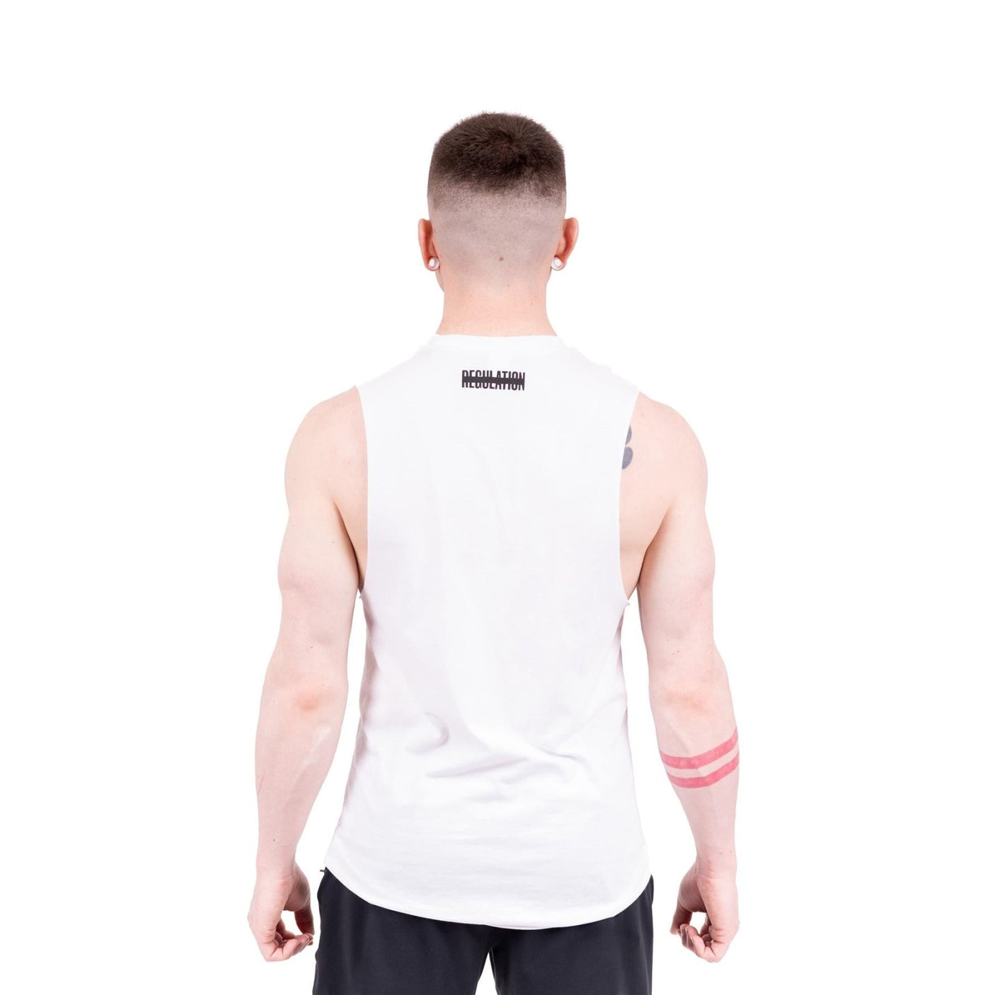 REGULATION Drop Arm Tank, White from REGULATION.