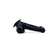 Rubber Anatomical Cock Sheath, Black, 0.6mm from Elastic - Dreams.