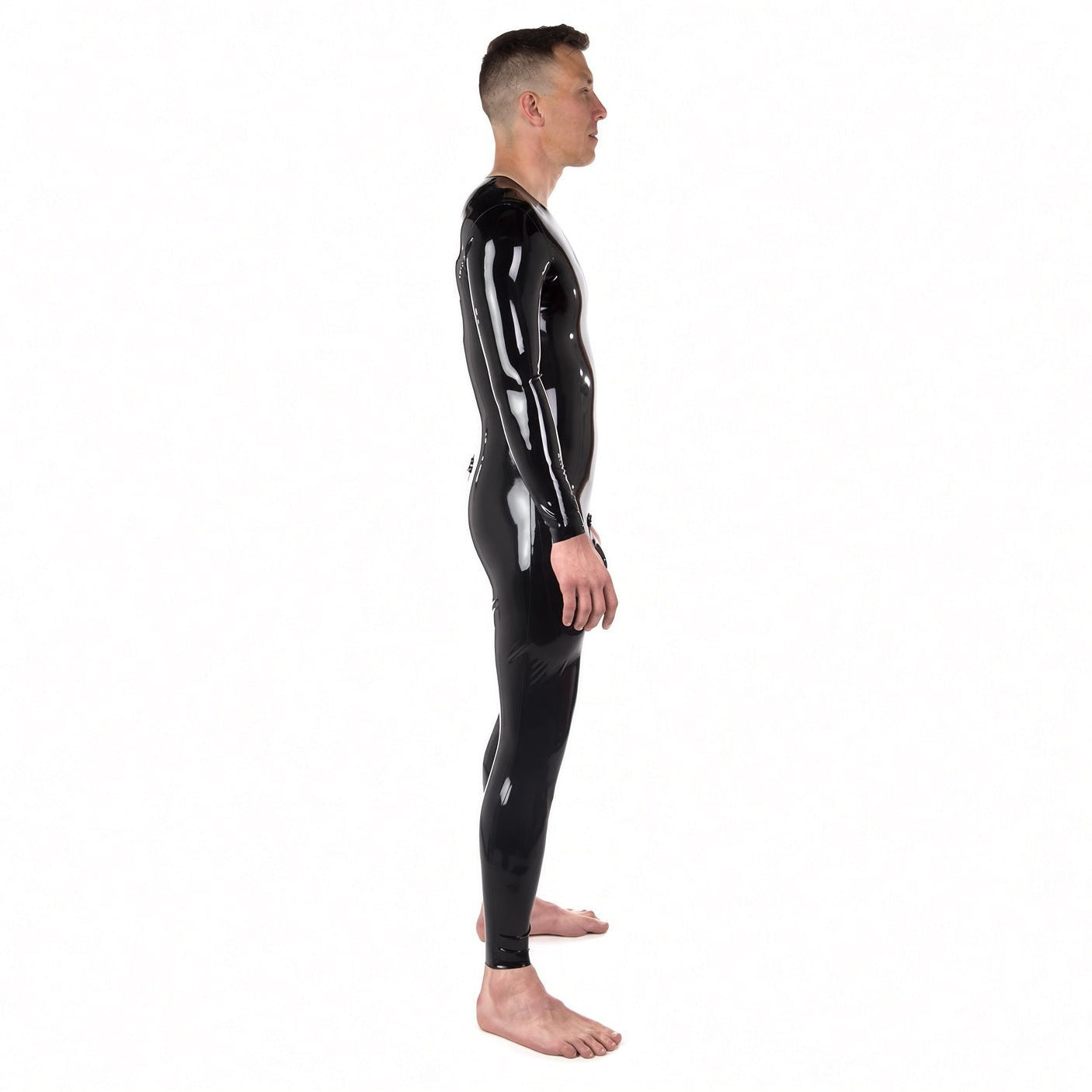 Rubber Catsuit, Neck Entry // Made to Order from REGULATION.