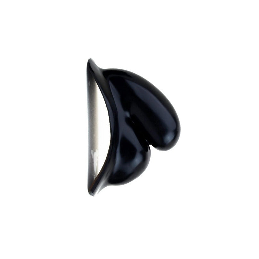 Rubber Chastity Sheath, Black, 1.5mm 2mm, M ElasticDreams REGULATION