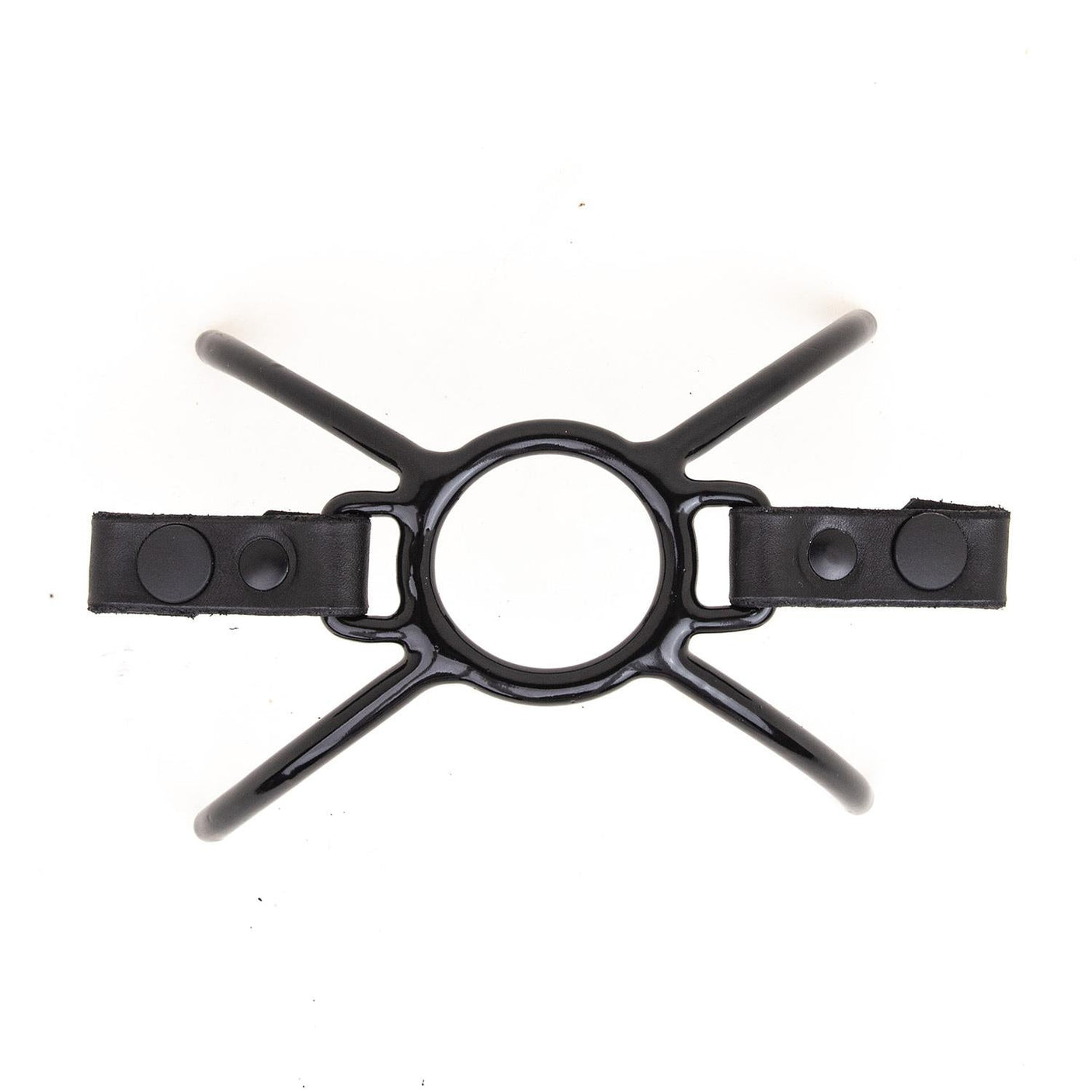 Rubber Coated Spider Gag add on for Nose Hook Head Harness from Fetters.