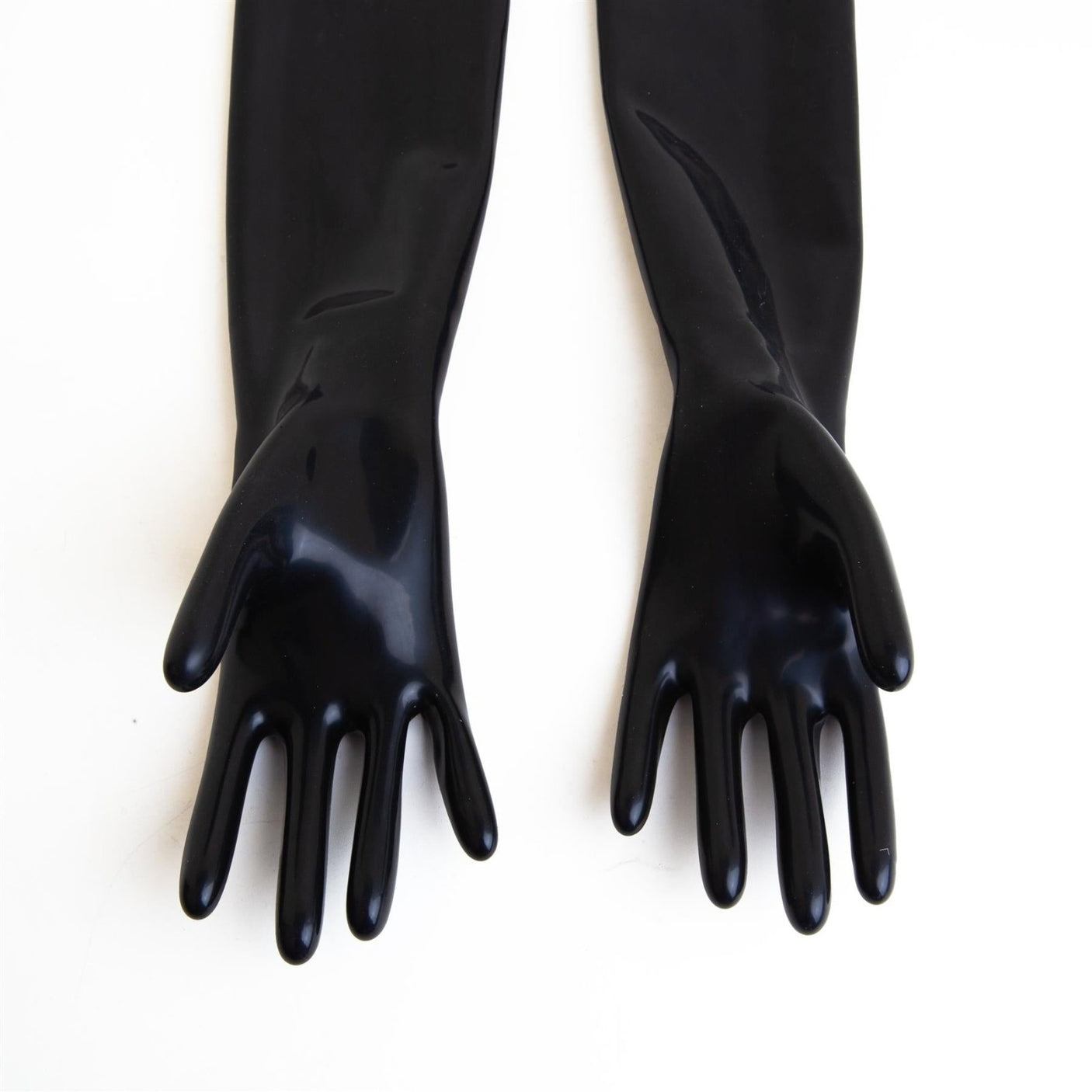 Rubber Elbow Length Gloves, Black from REGULATION.