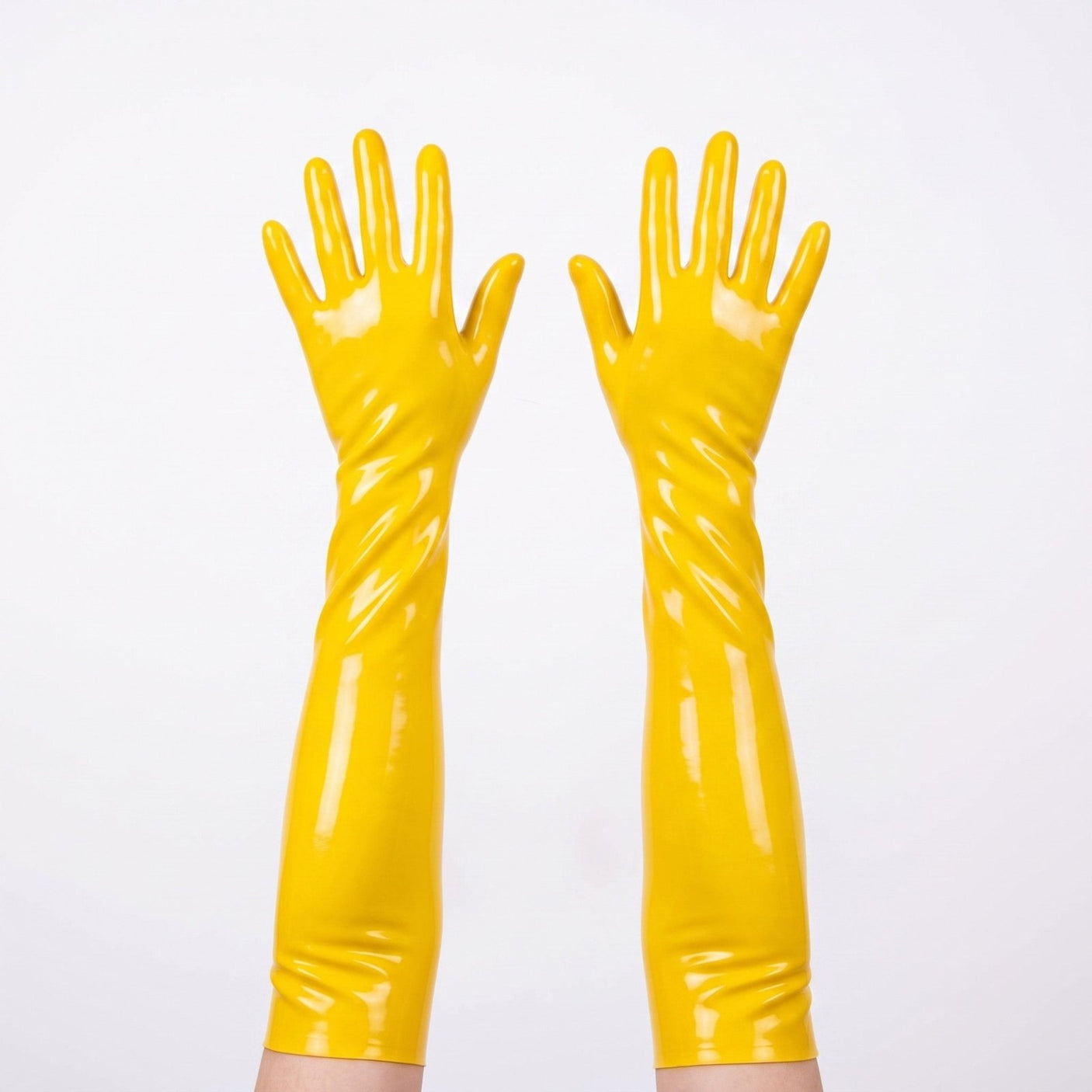 Rubber Elbow Length Gloves, Yellow from REGULATION.