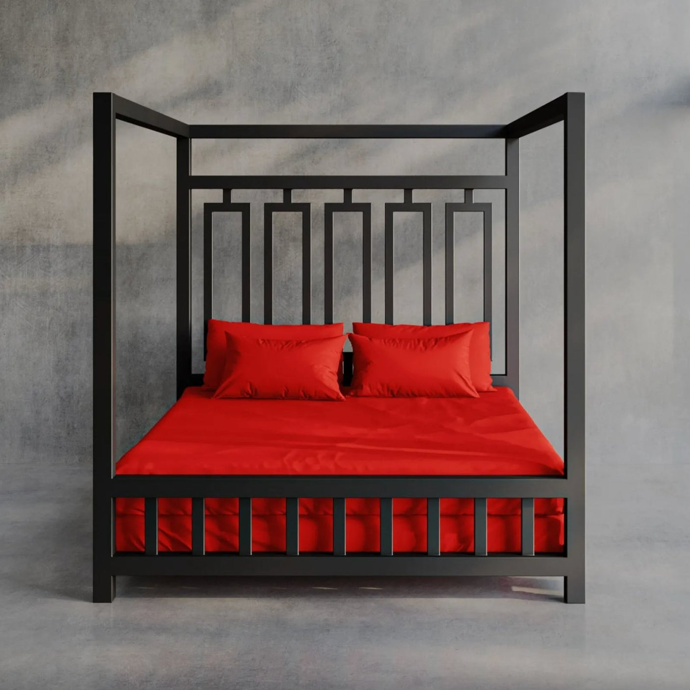 Sheets of San Francisco Pillow Case, Standard, Red from Sheets of San Francisco.