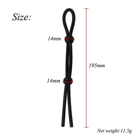 Silicone Adjustable Cock Strap from REGULATION.