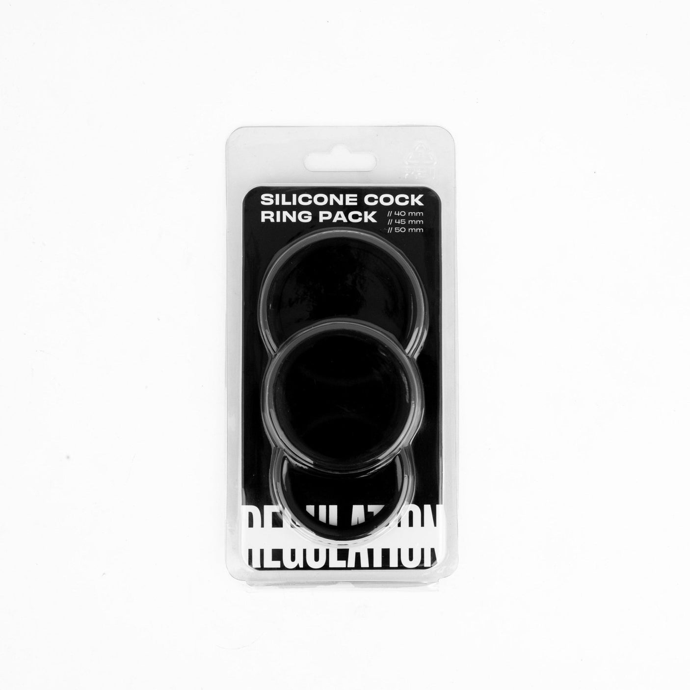 Silicone Cock Ring Pack Ring Pack, 40mm / 45mm / 50mm from REGULATION.